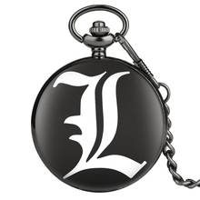 Fob Death Note Pocket Watch for Men Deathnote reloj hombre Pendant Watches for Women Customize Logo Neckalce Clock Police Watch 2024 - buy cheap