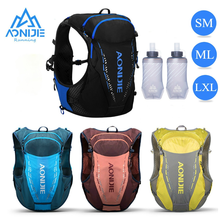 Sm ml lxl aonijie c9103, mochila de hidratação preta 10l, bolsa de mochila de hidratação, agua grátis, garrafa para trilha, corrida, maratona 2024 - compre barato