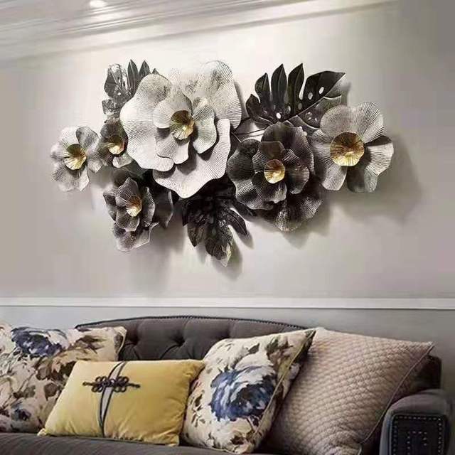 Nordic Home Wall Hanging Decoration Creative Iron Wall Metal Plant Decor 3d Wall Decorations Living Room Background Wall Decor Buy Cheap In An Online Store With Delivery Price Comparison Specifications Photos