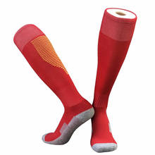 Meias grossas com 22 cores para homens e mulheres, meias compridas acima do joelho, para voleibol, tênis, rugby, futebol, futebol 2024 - compre barato