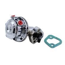 Newfor-bomba de combustible mecánica para coche Chevy, bloque pequeño V8, dos válvulas, 80 GPH, 8 PSI, SBC (262-400), accesorios cromados 2024 - compra barato