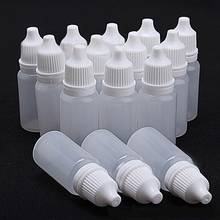 Botella de plástico vacía con gotero, 5/10/15/20/30/50/100ml, Gotero para líquido de ojos, para muestras, recargable, 5 unidades 2024 - compra barato