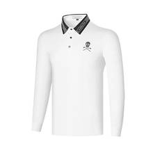Camisa de manga comprida de golfe masculina, camiseta esportiva para lazer, roupa de golf de alta qualidade, outono, 2021, frete grátis 2024 - compre barato