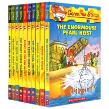 10 Books Geronimo Stilton 51-60 Kids Children Color Picture Adventure Novel Manga Comic Story English Chapter Book Age 5 and up 2024 - buy cheap