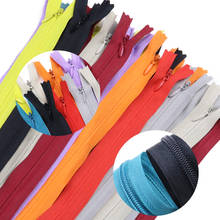 50 pces 3 #28cm zíperes invisíveis para a roupa de costura da tela sacos acessórios zíper de bobina de náilon personalizado diy 2024 - compre barato