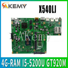 New!!! Mainboard W/4G-RAM I5-5200U GT920M for ASUS X540L F540L X540LJ Laptop motherboard REV2.1 Test work 100% 2024 - buy cheap