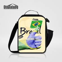 Dispalang-bolsas de almuerzo de estilo mensajero para hombre, bolsa pequeña para el trabajo, diseño personalizado, Enfriador de alimentos para niño, bolso cruzado de Brasil para el almuerzo 2024 - compra barato