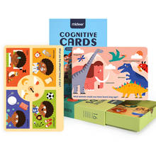 Монтессори Обучающие карточки на английском языке, детские развивающие игрушки, развивающие когнитивные карточки для раннего развития ребенка 2024 - купить недорого