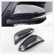 Carbon Fiber Color Rearview Mirror Cover Side Wing Cap Shell Case Trims 2014 2015 2016 2017 2018 For Toyota RAV4 XA40 Accessory 2024 - buy cheap