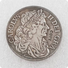 Коллекция 1663 года, копия монеты с короной в Королевском Шарле II 2024 - купить недорого