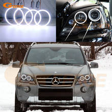 For Mercedes Benz M Class W164 ML 320 350 500 63 AMG Ultra bright COB led angel eyes halo rings Day Light 2024 - compre barato