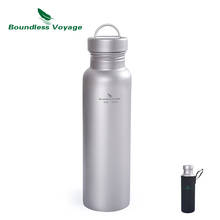Boundless Voyage Outdoor Camping Cycling Hiking Titanium Sports Bottle Water Bottle with Titanium Lid 28oz 800ml 2024 - buy cheap
