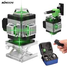 Kkmoon multifuncional 16 linhas 3d laser verde nível auto-nivelamento 360 nível instrumento com vertical horizontal oblíqua linha 2024 - compre barato
