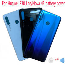 Cubierta trasera de cristal para batería de Huawei P30 Lite, MAR-LX1M, MAR-AL00, MAR-TL00, reemplazo de carcasa de puerta trasera para huawei Nova 4E 2024 - compra barato
