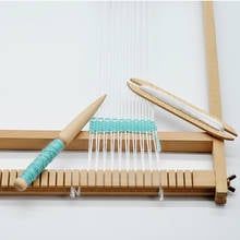 2 Styles Wooden Shuttle for Weaving Knitting Crafts DIY Kids Handicraft Tool 2024 - buy cheap