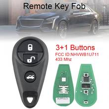 Пульт дистанционного управления для автомобиля, 433 МГц, 3 + 1 кнопки, подходит для Subaru Forester 2009 2010 2024 - купить недорого