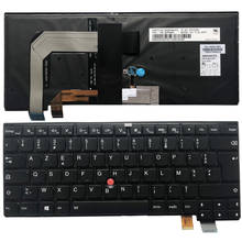 Teclado francés para ordenador portátil, para Lenovo Thinkpad T460S T470S FR, retroiluminación, teclado negro, SN20H42375 00PA463 2024 - compra barato
