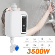 Electric Tankless 3500W Mini Instant Hot Water Heater Kitchen Faucet Tap Heating Stainless Steel Constant Temperature Automatic 2024 - buy cheap