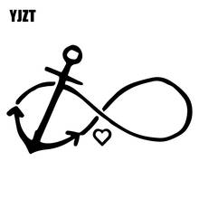 YJZT 16X9,4 см Sailor Love креативные художественные наклейки для окон автомобиля декоративные виниловые наклейки C25-0734 2024 - купить недорого