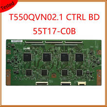 T550qvn02.1 ctrl bd 55t17-c0b t-con placas para tv equipamento original t placa de controle teste placa lógica tv lcd tcon cartão 2024 - compre barato