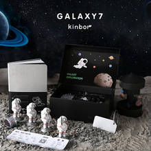 Kinbor Universe Exploration Scriptum Set Gift Box Hand Notebook Pen Bag Astronaut Hand Account Notebook Creative Plan Planner 2024 - buy cheap