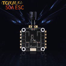 TCMMRC-controlador de Dron fpv 50A ESC 2-6S, lipo 48MHz, 30,5x30,5mm, 50a esc para FPV, Motor cuádruple de carreras, multicóptero FPV 2024 - compra barato