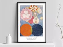 Hilma af klint-exposição de decoração caseira, poster de arte da parede, pintura em tela, pôster, imagem modular, quadros para quarto, sem moldura 2024 - compre barato