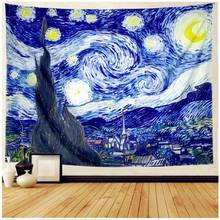Starry Night Wall Hanging Hippie Galaxy Tapestry Mandala Bohemian Decor for Living Room Bedroom 2024 - buy cheap