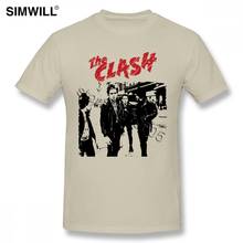 Camiseta impresionante The Clash para hombres, camisas de manga corta con cuello redondo, de algodón puro, Rock para adultos, talla grande 3XL 2024 - compra barato