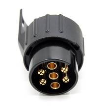 Kit testador de cabo de luz de reboque automotivo, 3 peças, 7 pinos e 13 pinos, tampão de circuito, soquete, scanner 2024 - compre barato
