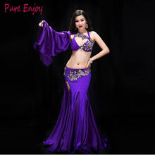 Belly Dance Set Original Design New Stage Costumes Race Suit Handmade Professional Oriental Dance Performance Set 2024 - buy cheap