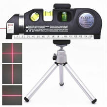 4 in 1 Infrared Laser Level Cross Line laser tape Multipurpose Laser Level Horizon Vertical Measure Tape Aligner Bubbles Ruler 2024 - buy cheap