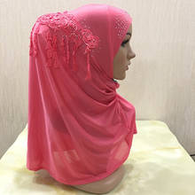 Cachecol hijab muçulmano para cabeça, 7-15 peça, lenço instantâneo, com pingente de strass, muçulmano, para cabeça pronto para usar 2024 - compre barato