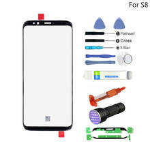 For Samsung Galaxy S8/S9+/S10e/S10/S10+  Black Glass Lens Screen Replacement Loca UV Glue 2024 - buy cheap