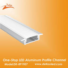19*7mm Architectural LED Light Strip Diffuser Alu Profile,Trim Recessed Aluminum Channel Extrusion Track 2024 - buy cheap