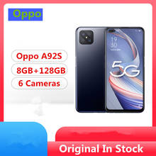 Original Oppo A92S 5G Mobile Phone Mediatek 800 Android 10.0 6.57" IPS 2400X1080 120hz 8GB RAM 256GB ROM 6 Cameras Fingerprint 2024 - buy cheap
