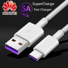 Cable de carga súper rápida USB 3,1 5A, línea de datos Original Huawei USB C, 1/1, 5/2M, para P40, P30, P20 Pro, Mate 20X30 Pro, Honor V20, V30 2024 - compra barato