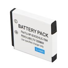 1200mAh NP-50 KLIC-7004 D-LI68 Rechargeable Camera Battery For FUJIFILM FinePix KODAK EasyShare PENTAX Optio S12 Backup Bateria 2024 - buy cheap