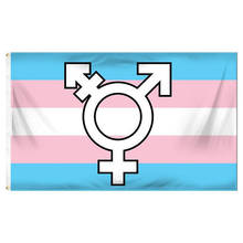 Transgender Symbol Flag Lgbt Gay Pride Banner 150X90CM  3x5 FT Polyester Printed Hot Selling for Outdoor Indoor Decor 2024 - buy cheap