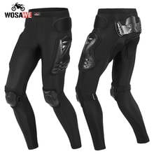 Calça masculina wosawe proteção joelho, calça jeans motocicleta motocross proteção 2024 - compre barato