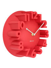 3d красные настенные часы, современный дизайн, художественный номер, домашний декор, креативные часы, механизм догадки, домашние круглые часы Relogio Parede 50ZB152 2024 - купить недорого