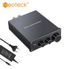 Neoteck Mini Hi-Fi Class D Integrated Amplifier 2 Channel Stereo Audio Amplifier with Bass and Treble Control For Home Speakers 2024 - buy cheap
