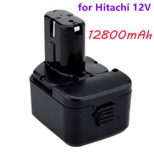 2021 Quality 12800mAh 12V 12.8Ah Battery for Hitachi EB1214S 12V EB1220BL EB1212S WR12DMR CD4D DH15DV C5D , DS 12DVF3 2024 - buy cheap