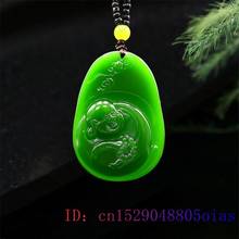 Green Jade Maitreya Pendant Jewelry Buddha Jadeite Charm Men Gemstone Chinese Women Amulet Fashion Necklace Natural Gifts 2024 - buy cheap