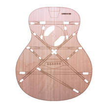 Ferramenta luthier para montagem de guitarra, molde de madeira gs folk acústico 36 polegadas para montagem do corpo da guitarra 2024 - compre barato