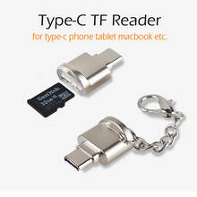 Портативный USB 3,1 type C кард-ридер USB-C TF Micro SD адаптер типа OTG-C кард-ридер для samsung Macbook huawei LeTV 2024 - купить недорого