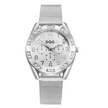 Relógio de pulso feminino, relógios de quartzo para mulheres, de marca de luxo, com pulseira de aço inoxidável 2024 - compre barato