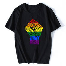 Camiseta de manga corta con estampado de arcoíris del orgullo Gay, camisa Hipster con estampado de LGBT Power, estética Tumblr, Harajuku, a la moda 2024 - compra barato