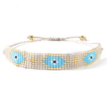 BLUESTAR Fashion MIYUKI Bracelet For Women Turkish Evil Eye Bracelets Jewelry Pulseras Women Delica Bead Gift 2024 - buy cheap