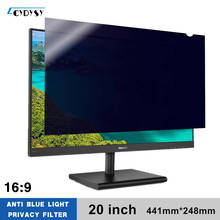 Filtro de privacidad antiluz azul LG de 20 pulgadas, película protectora de pantalla antideslumbrante para ordenador de pantalla panorámica 16:9, 441mm x 248mm 2024 - compra barato